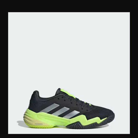 Adidas Barricade 13 Tennis Shoes Black/Yellow Men\'s Size 11.5 New main image 3